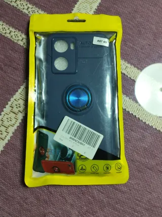 Custodia OPPO A57 4G Blu con Anello