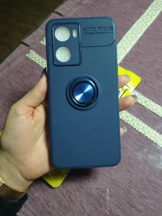 Custodia OPPO A57 4G Blu con Anello