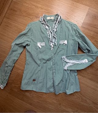 Camisa Extreme Collection cuadros bordados