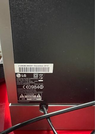 Barra Sonido LG Blu-ray 3D Plata