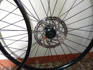 Ruedas de Bicicleta 29 con discos de freno.