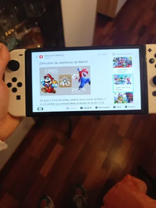 Nintendo Switch OLED Blanca en garantía