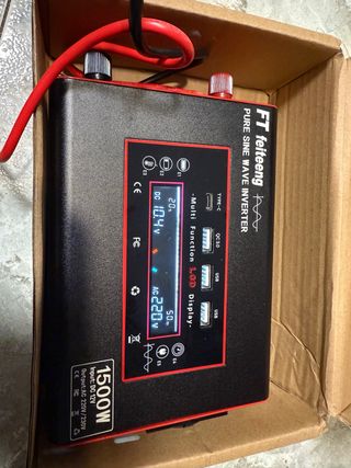 Inversor 1500W Onda Pura LCD FT feiteeng