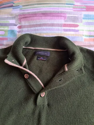 Jersey verde Cortefiel hombre