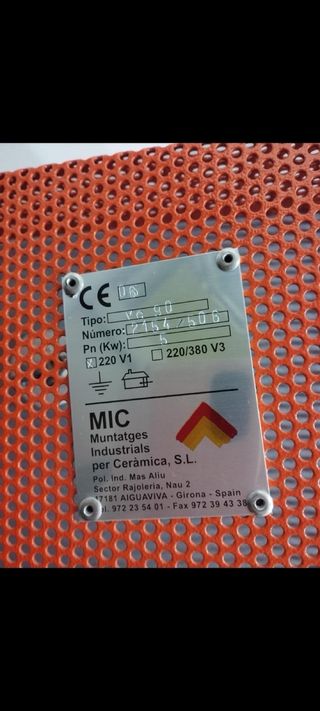 Horno de Fusing para Vidrio