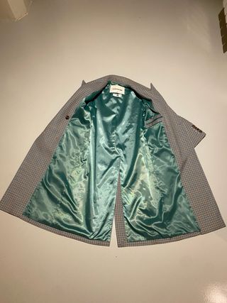 Abrigo de lana a cuadros de andersson Bell