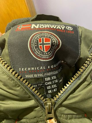 Chaqueta Geographical Norway Verde