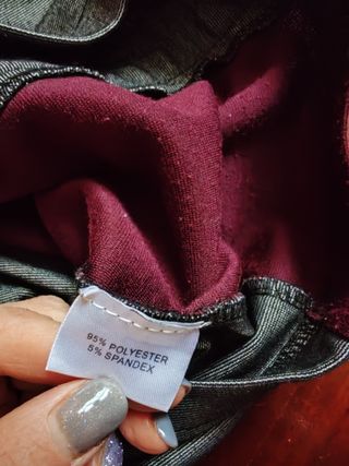 abito tubino tg M grigio bordeaux casual