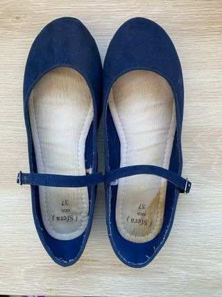 Manoletinas Sfera Kids Azul Marino Talla 37