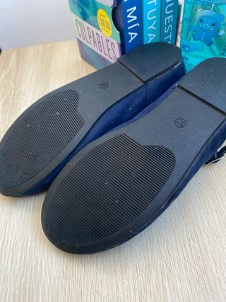 Manoletinas Sfera Kids Azul Marino Talla 37