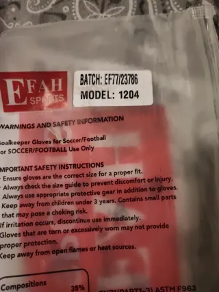 Guantes de portero verdes EFAH SPORTS