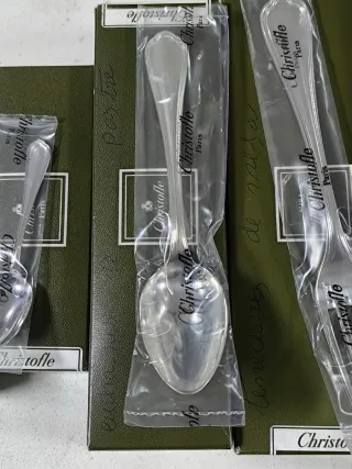 Cubertería Christofle Spatours Plateada