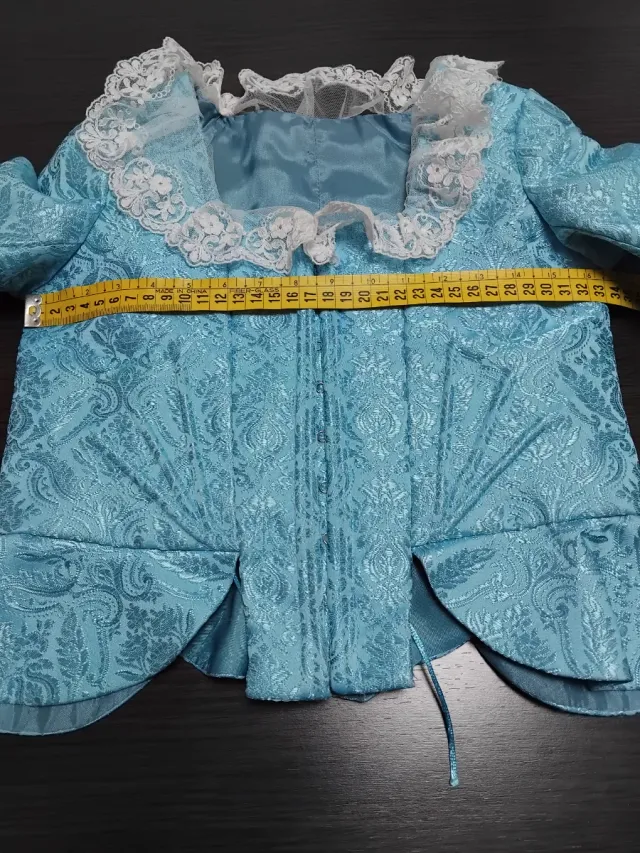 Corpiño Fallera Niña Azul Talla 6-7