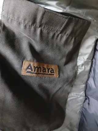 Chaqueta acolchada hombre marrón