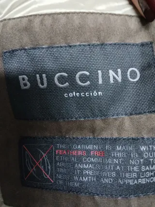 Chaqueta acolchada hombre marrón