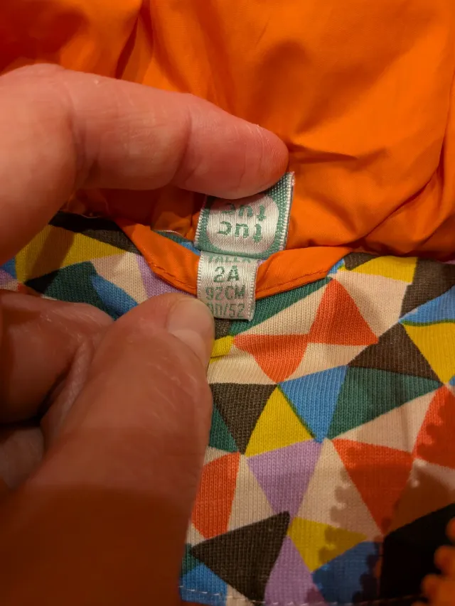 Abrigo niña Tuctuc naranja