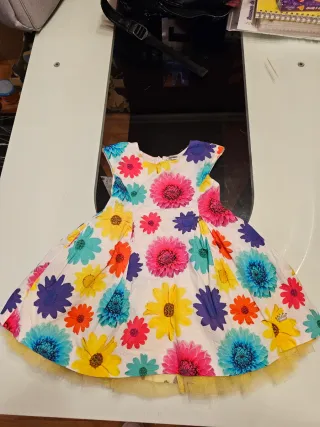 Vestido Tuc Tuc 3 años flores