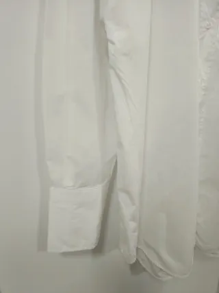 Camisa ancha Zara blanca