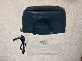Bolso Piel Pierre Cardin Verde/Teal