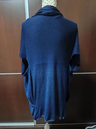 Cárdigan azul talla única