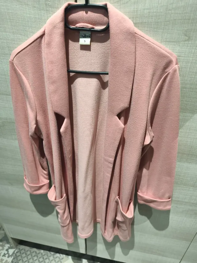Cárdigan rosa talla S