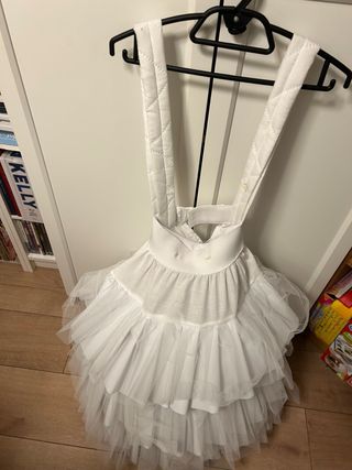 Can Can Alzador Fallera Niña Talla 60 Blanco