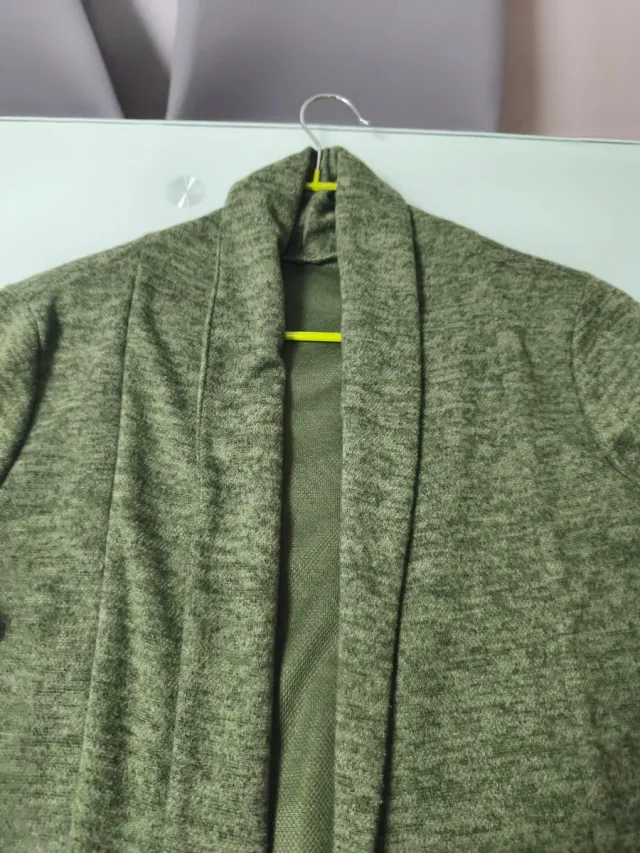 Cárdigan verde oliva talla única