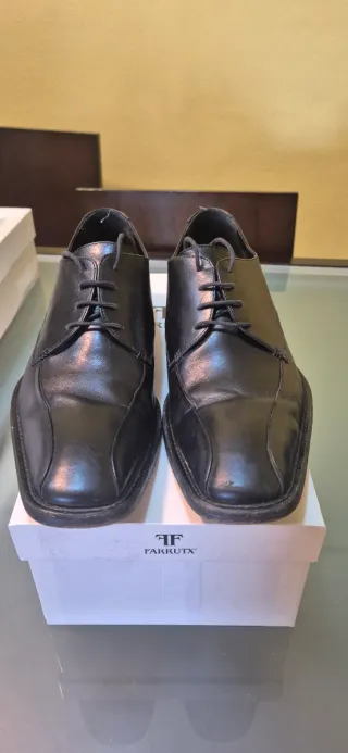 Zapatos de piel negros Farrutx