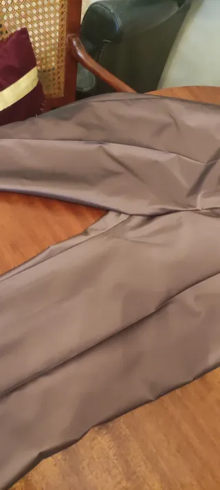 Pantalones de raso de seda para fiesta