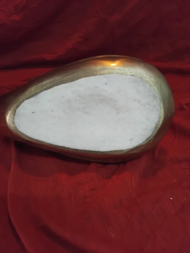 VECCHIO PORTADOCUMENTI IN BRONZO MASSICCIO A FORMA DI PAPERA