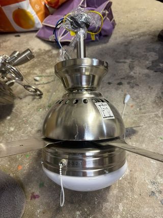 2 Ventiladores de techo con luces por 115 los *2*