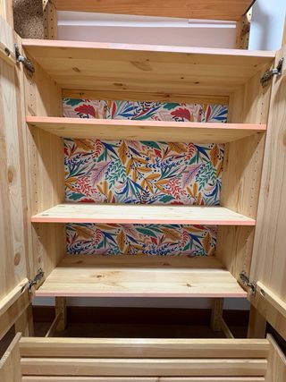 Mueble almacenaje Ikea madera