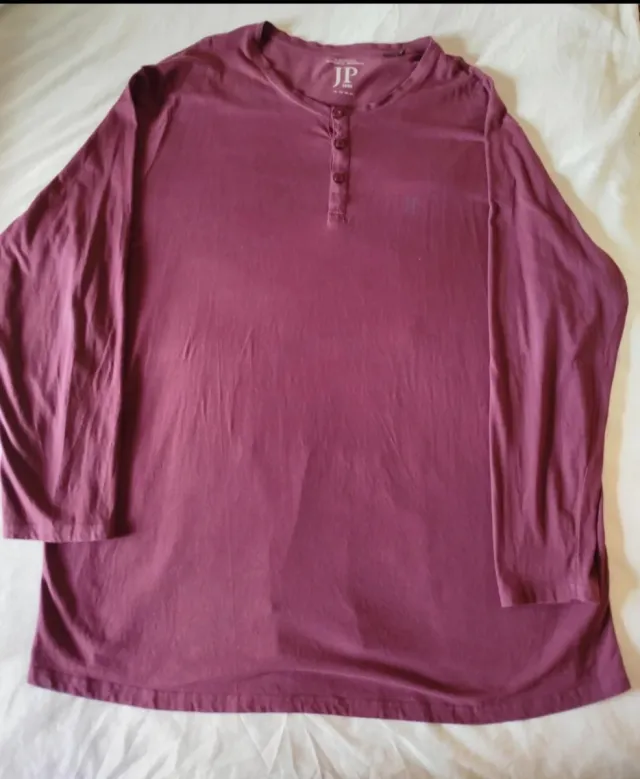 Camiseta JP hombre manga larga 4XL