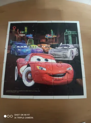 4 Mini Puzzles Cars