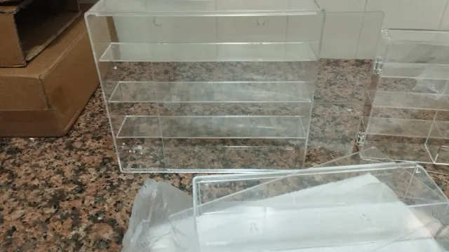 3 Organizadores Acrílicos Transparentes