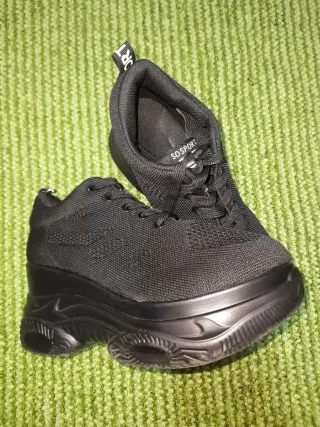 Scarpe con zeppa Shein nere taglia 42 (calzano 40)