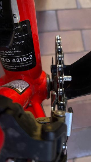 Bicicleta de Montaña Cannondale Roja , ruedas 27,5