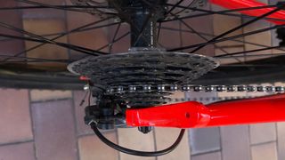 Bicicleta de Montaña Cannondale Roja , ruedas 27,5