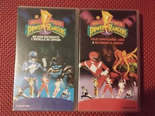 VHS Power Rangers Mighty Morphin Vol. 3 y 6