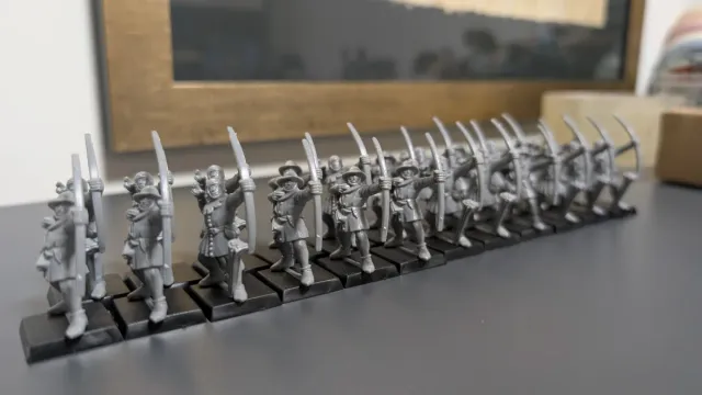 23 Arqueros Bretonia Warhammer Oldhammer