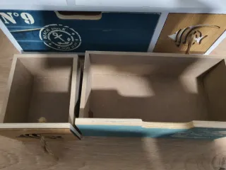 Cajonera pequeña decoración náutica