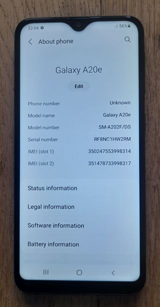 Samsung Galaxy A20e 32GB