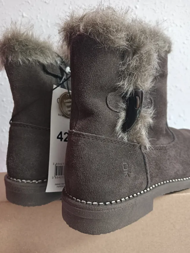 Botas niña Okaidi piel. N° 34.