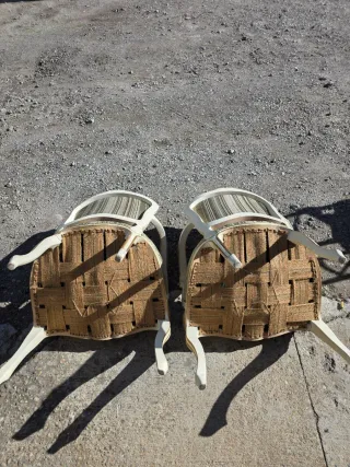 2 Poltrone Vintage Stile Luigi XV