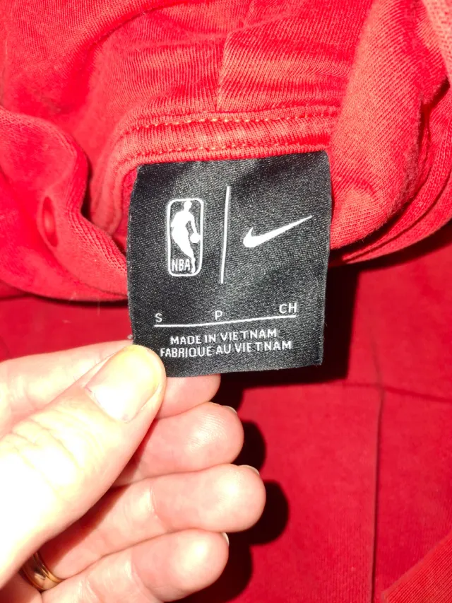 Sudadera Nike Roja con Logo Baloncesto