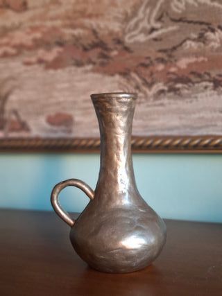 Vaso Ottone Massiccio Vintage