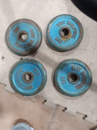 Discos de Pesas Body Sculpture 2 kg (25 mm)