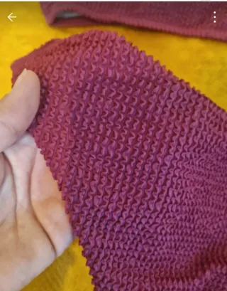 Biquíni Rosa Texturizado