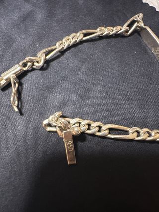 Esclava Plata 925 Grabada Rodrigo