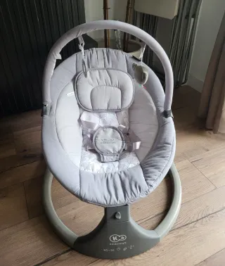 Silla Mecedora Eléctrica Kinderkraft Luli Gris